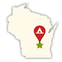 Wisconsin map icon